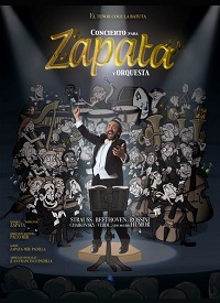 El tenor Zapata junto a la OSRM en el Auditorio Víctor Villegas en Murcia